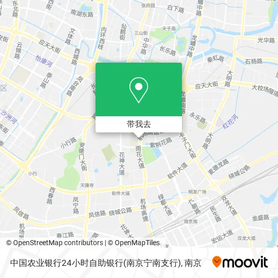 中国农业银行24小时自助银行(南京宁南支行)地图