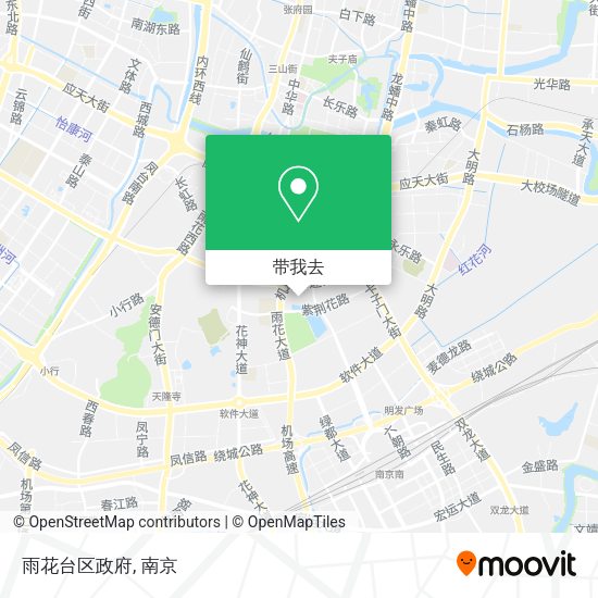 雨花台区政府地图