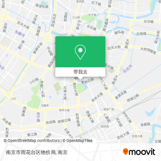南京市雨花台区物价局地图
