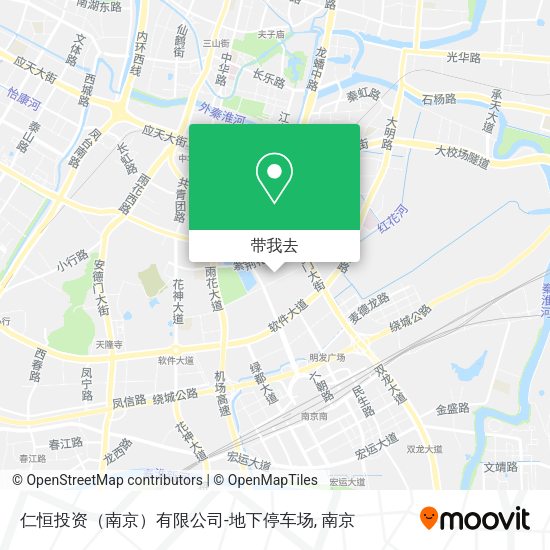 仁恒投资（南京）有限公司-地下停车场地图