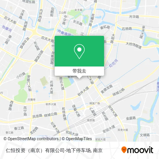 仁恒投资（南京）有限公司-地下停车场地图