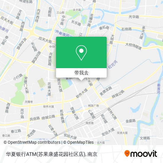 华夏银行ATM(苏果康盛花园社区店)地图