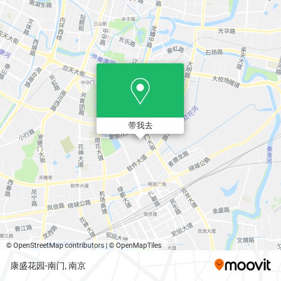 康盛花园-南门地图