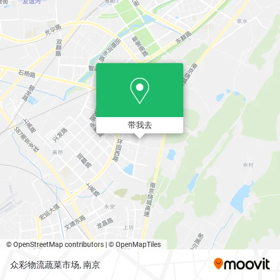 众彩物流蔬菜市场地图