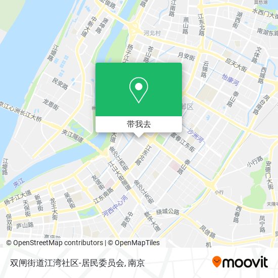 双闸街道江湾社区-居民委员会地图