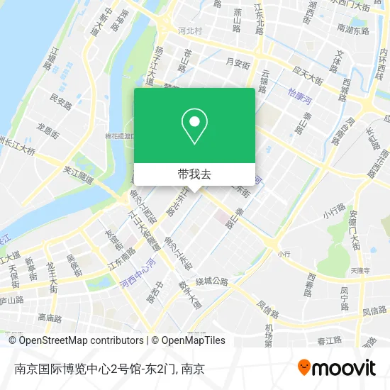 南京国际博览中心2号馆-东2门地图