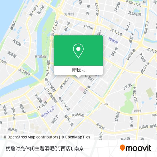 奶酪时光休闲主题酒吧(河西店)地图