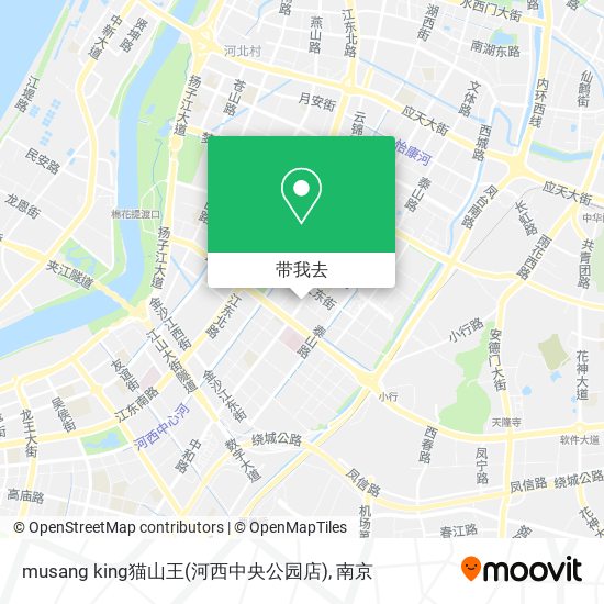 musang king猫山王(河西中央公园店)地图