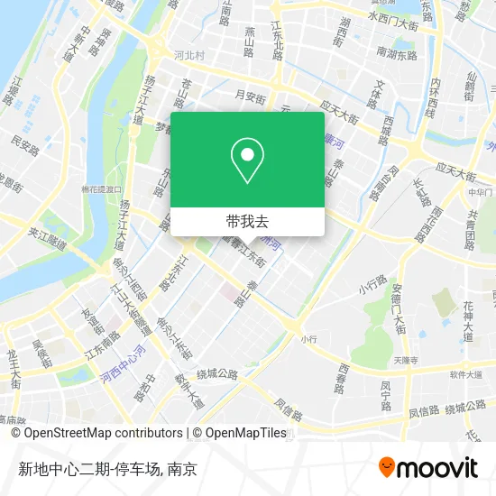 新地中心二期-停车场地图