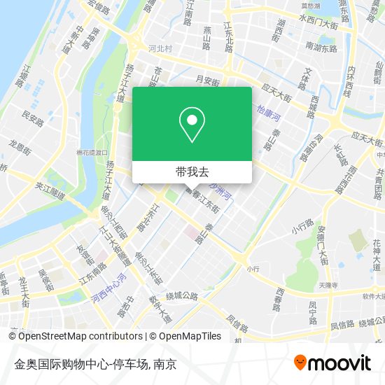 金奥国际购物中心-停车场地图