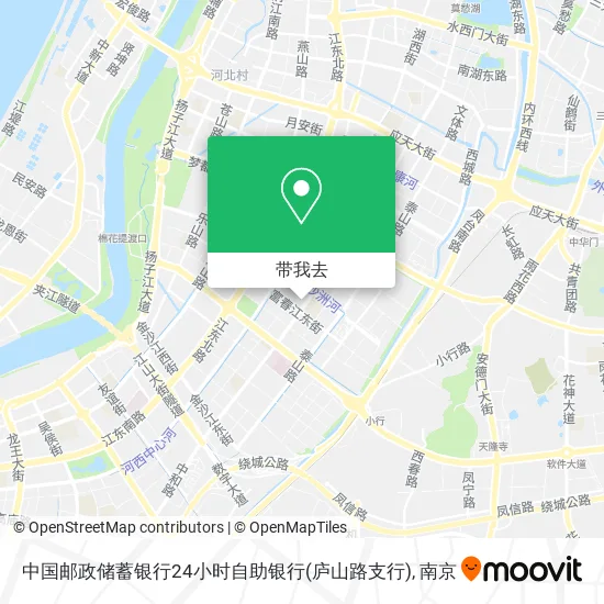 中国邮政储蓄银行24小时自助银行(庐山路支行)地图