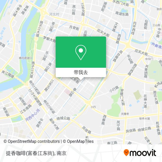 提香咖啡(富春江东街)地图