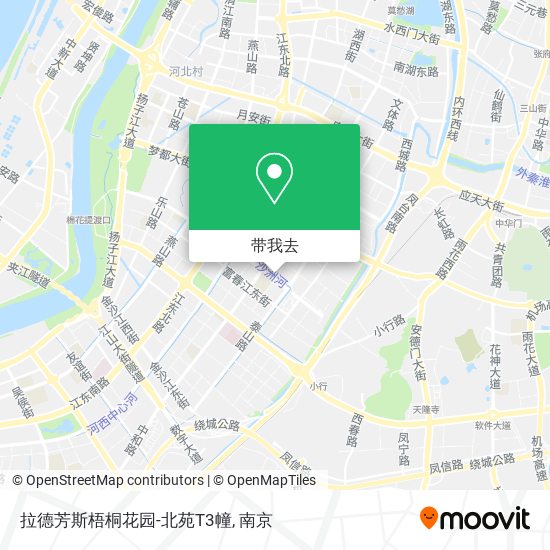 拉德芳斯梧桐花园-北苑T3幢地图