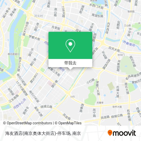 海友酒店(南京奥体大街店)-停车场地图