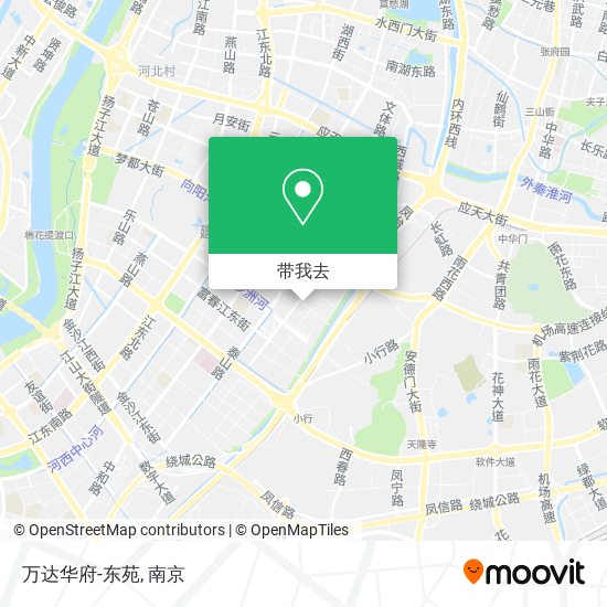 万达华府-东苑地图