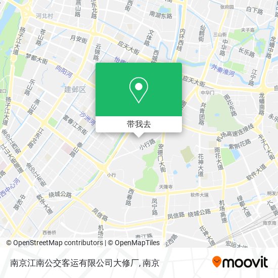 南京江南公交客运有限公司大修厂地图