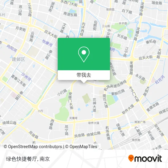 绿色快捷餐厅地图