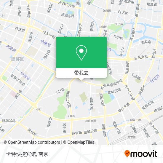 卡特快捷宾馆地图