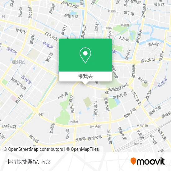 卡特快捷宾馆地图
