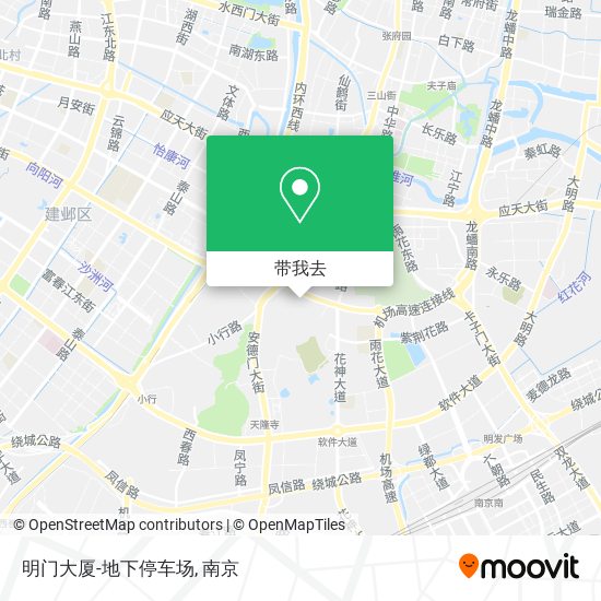 明门大厦-地下停车场地图