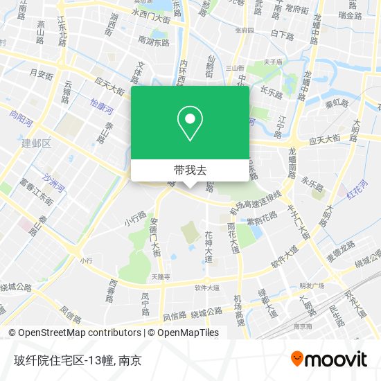 玻纤院住宅区-13幢地图
