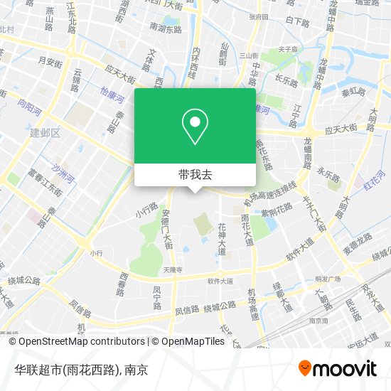 华联超市(雨花西路)地图