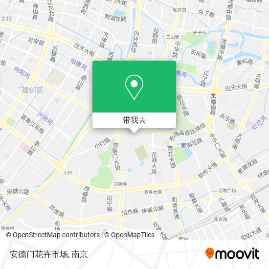 安德门花卉市场地图
