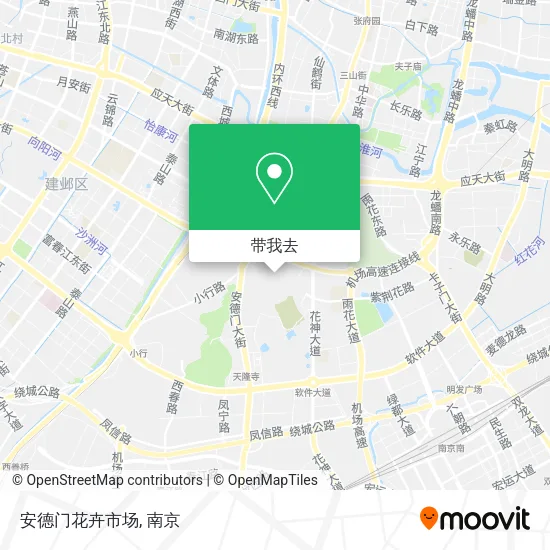 安德门花卉市场地图