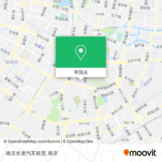 南京长发汽车租赁地图