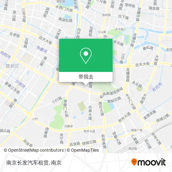 南京长发汽车租赁地图