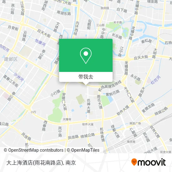 大上海酒店(雨花南路店)地图