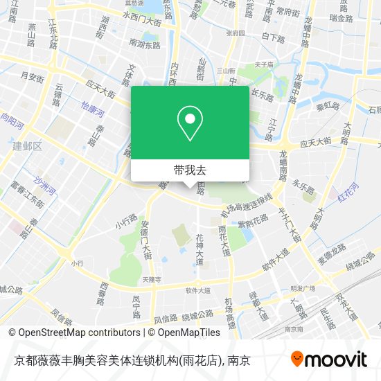 京都薇薇丰胸美容美体连锁机构(雨花店)地图