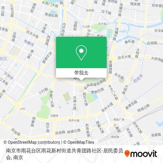 南京市雨花台区雨花新村街道共青团路社区-居民委员会地图