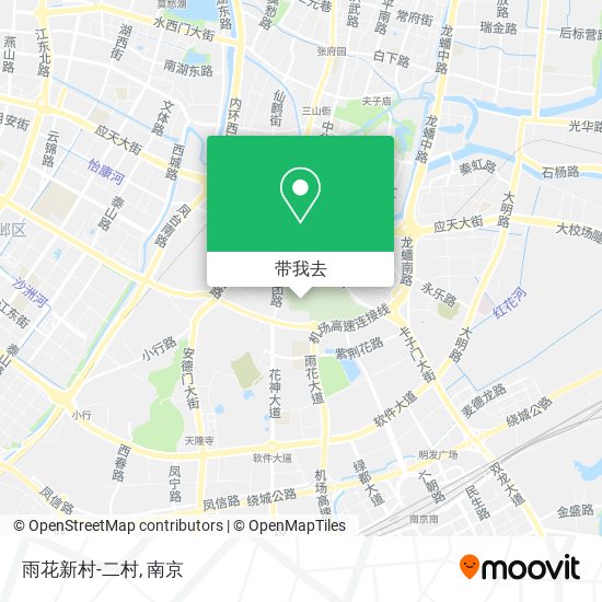 雨花新村-二村地图