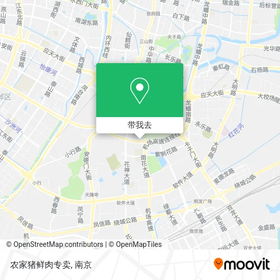 农家猪鲜肉专卖地图