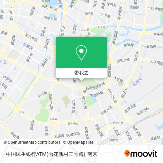 中国民生银行ATM(雨花新村二号路)地图