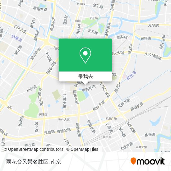 雨花台风景名胜区地图