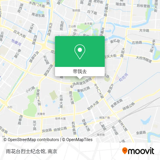 雨花台烈士纪念馆地图