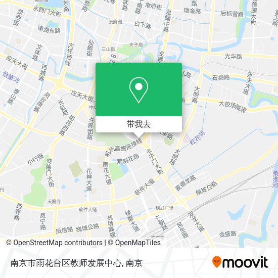 南京市雨花台区教师发展中心地图