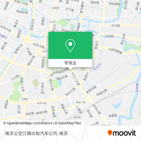 南京公交江南出租汽车公司地图