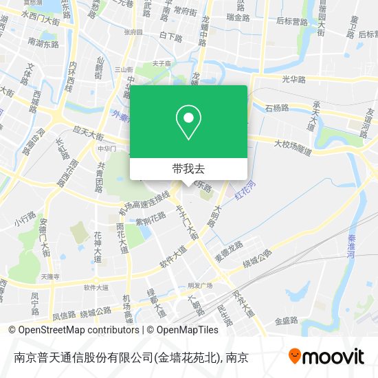 南京普天通信股份有限公司(金墙花苑北)地图