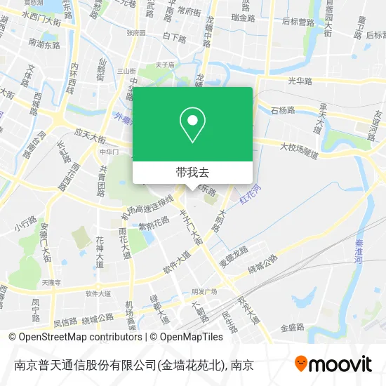 南京普天通信股份有限公司(金墙花苑北)地图
