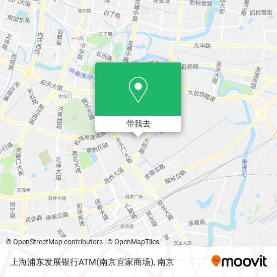 上海浦东发展银行ATM(南京宜家商场)地图
