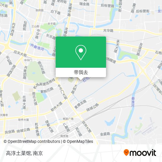 高淳土菜馆地图