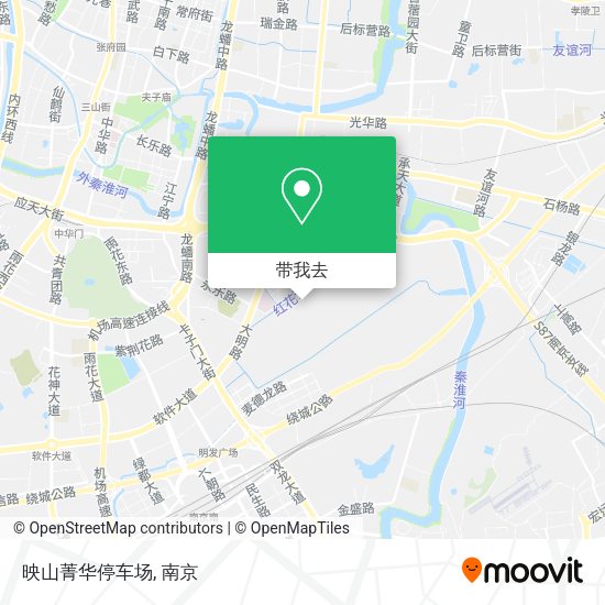 映山菁华停车场地图