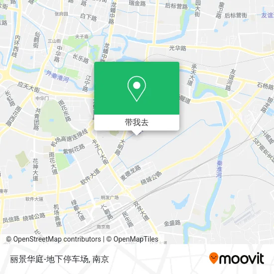 丽景华庭-地下停车场地图