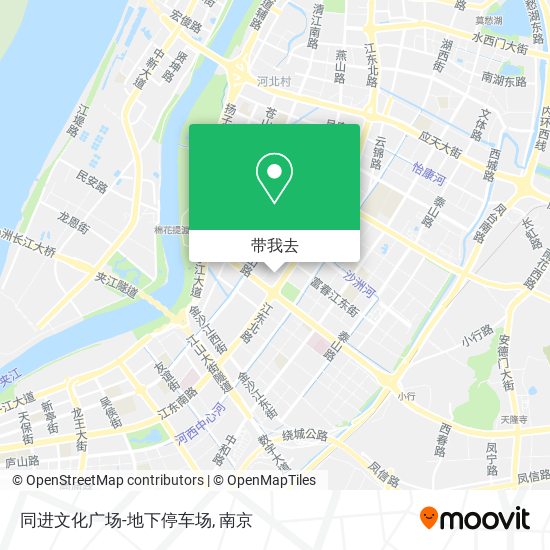 同进文化广场-地下停车场地图