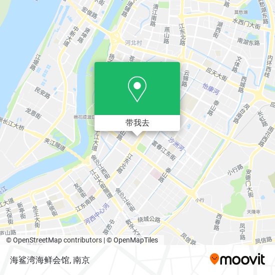海鲨湾海鲜会馆地图