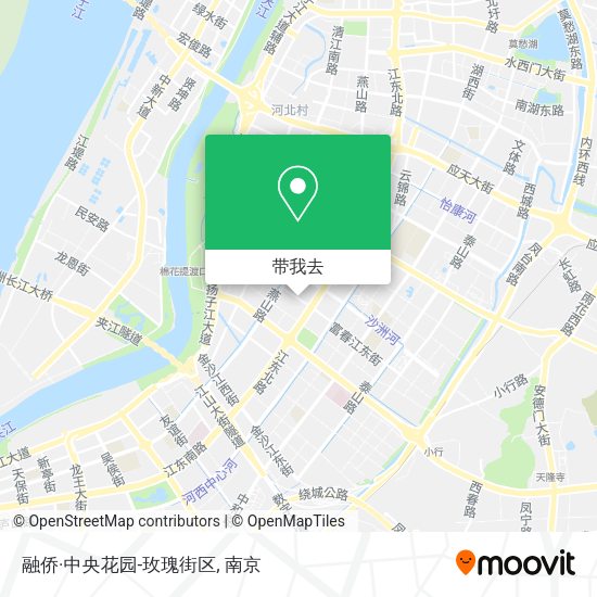融侨·中央花园-玫瑰街区地图