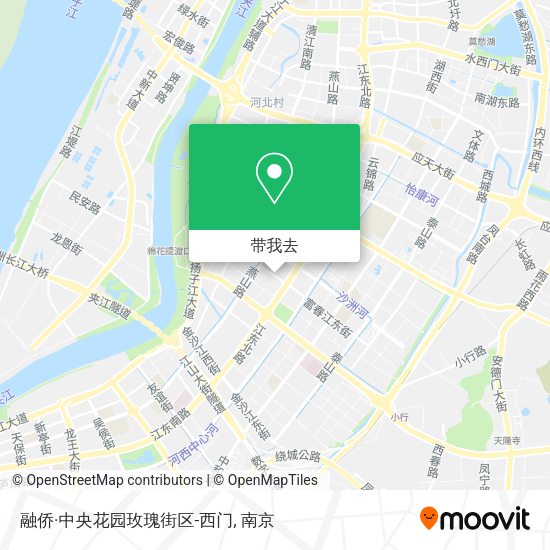 融侨·中央花园玫瑰街区-西门地图